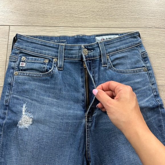 AG The Mila Super High Rise Skinny Ankle Jeans - Picture 6 of 13